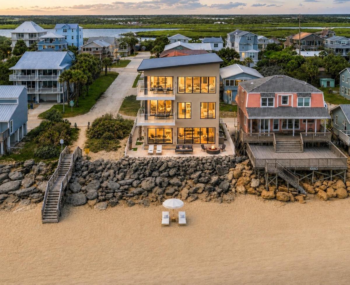Stunning 3 story Beach Estate complete with  elevator.