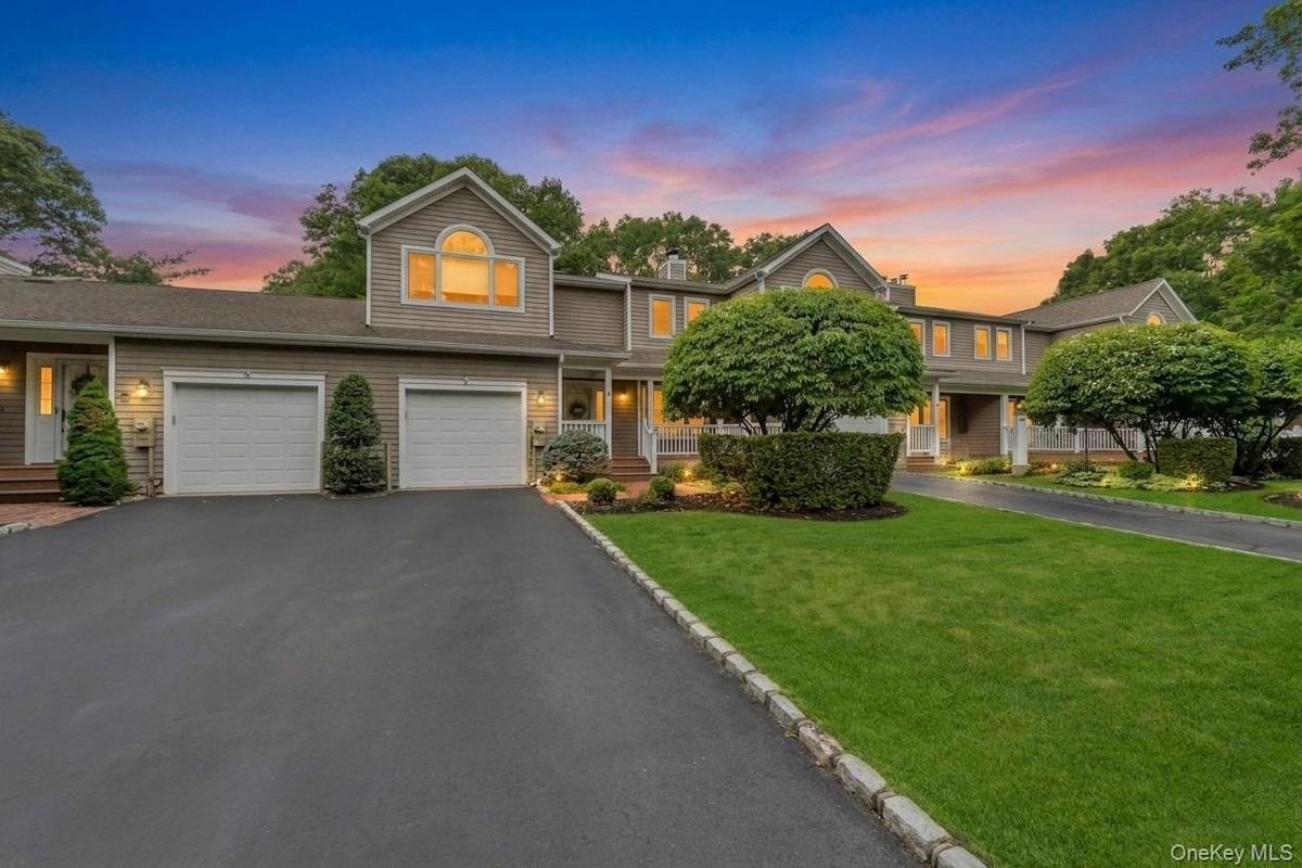 Front of home in twilight
