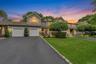 Front of home in twilight