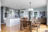Open floor plan to kitchen