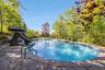 Heated saline pool