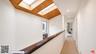 Skylights above bring natural