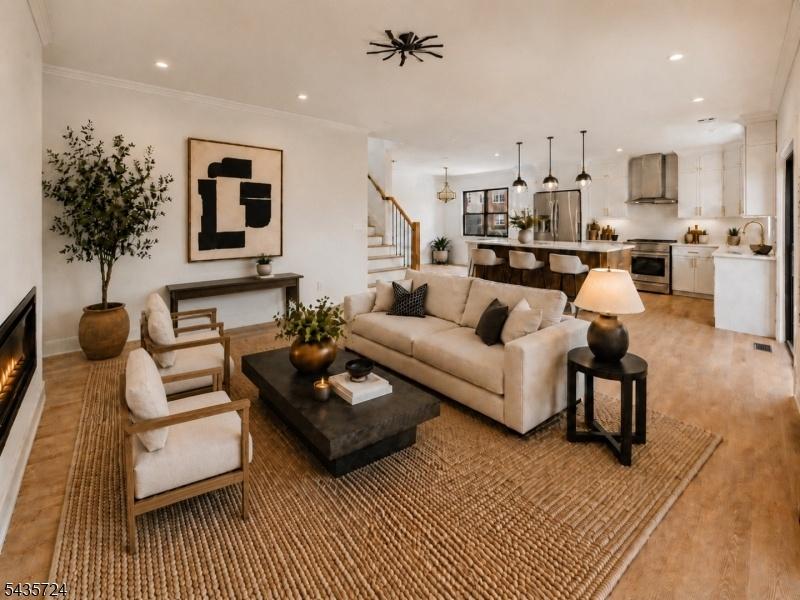 Family Room, Virtually Staged