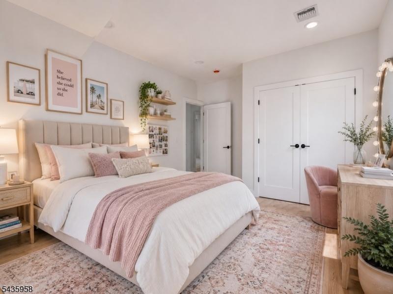 Bedroom, Virtually Staged