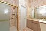 Double stall shower and skylight
