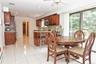 Spacious Eat-in kitchen with sliders to deck