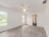 Primary bedroom off kitchen/ living area. With private ensuite