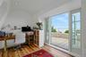 office or excersize room with french doors to the deck with unobstructed river and bridge views
