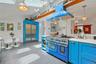 Bluestar professional stove and hood