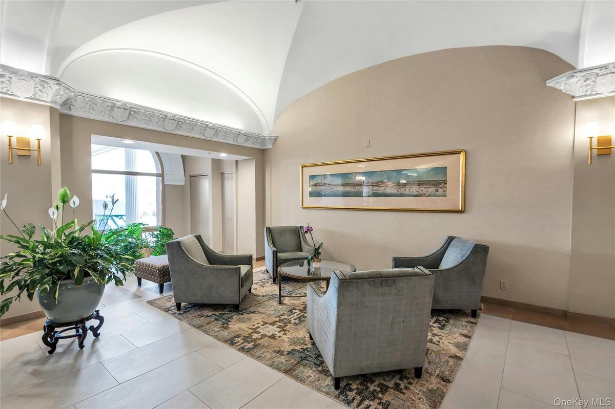 Grand Lobby Entrance...Left of Concierge Desk; this lobby reflects the elegance of Lido Towers.