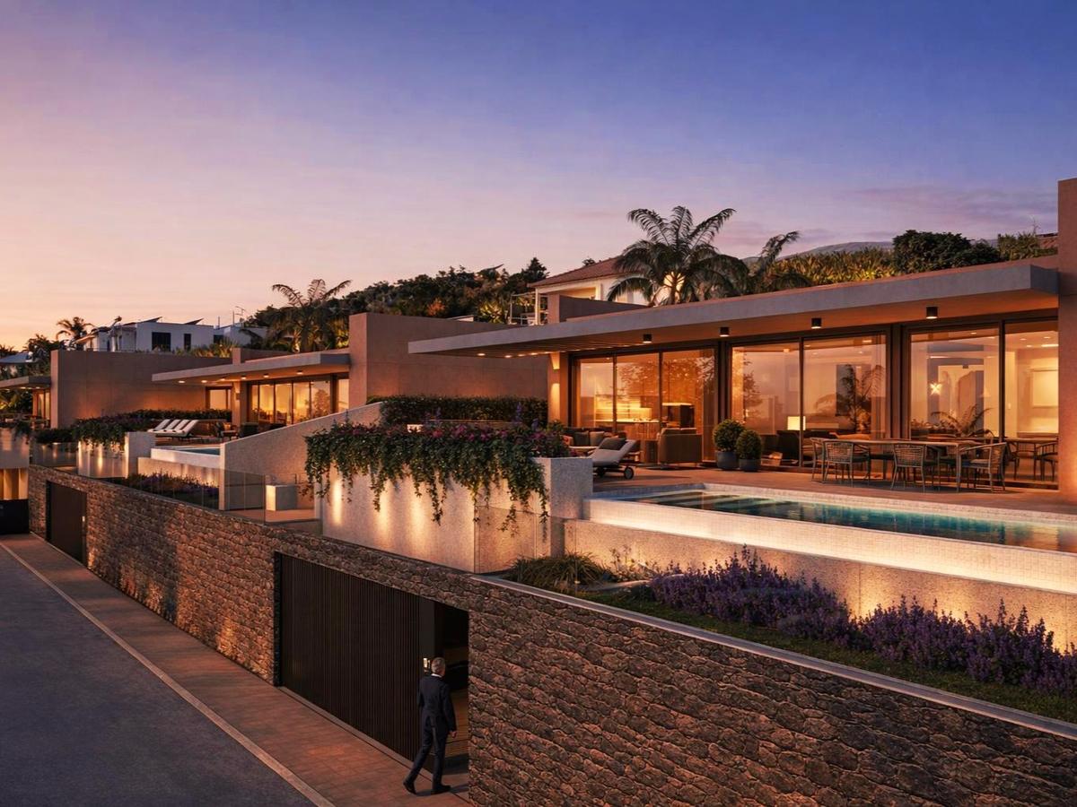 Villas facade