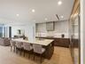 Virtually staged to show furniture options.