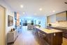Virtually staged to show furniture options.