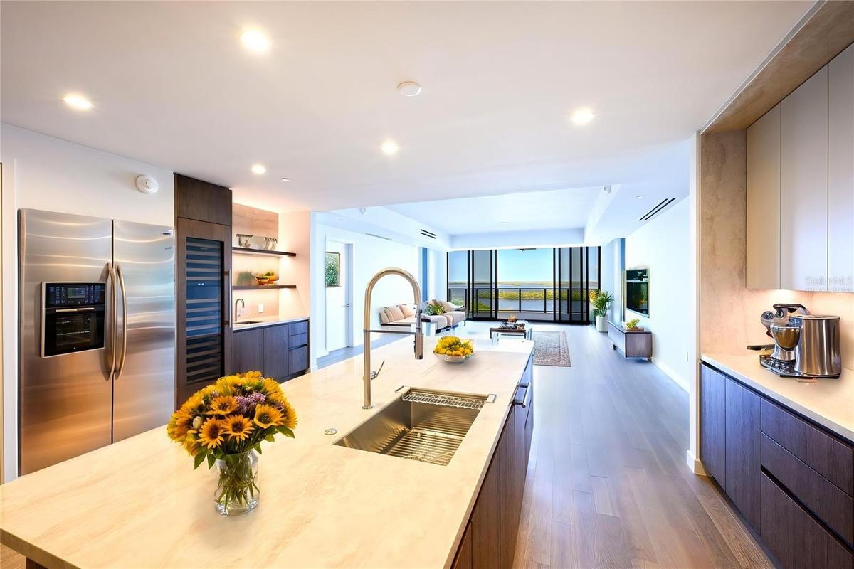 Virtually staged to show furniture options.