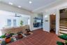 Property entrance and interior garden