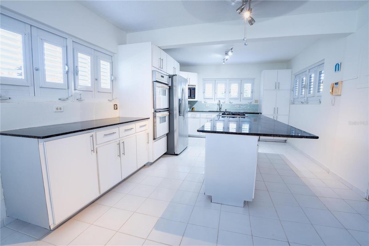 Enlarged kitchen