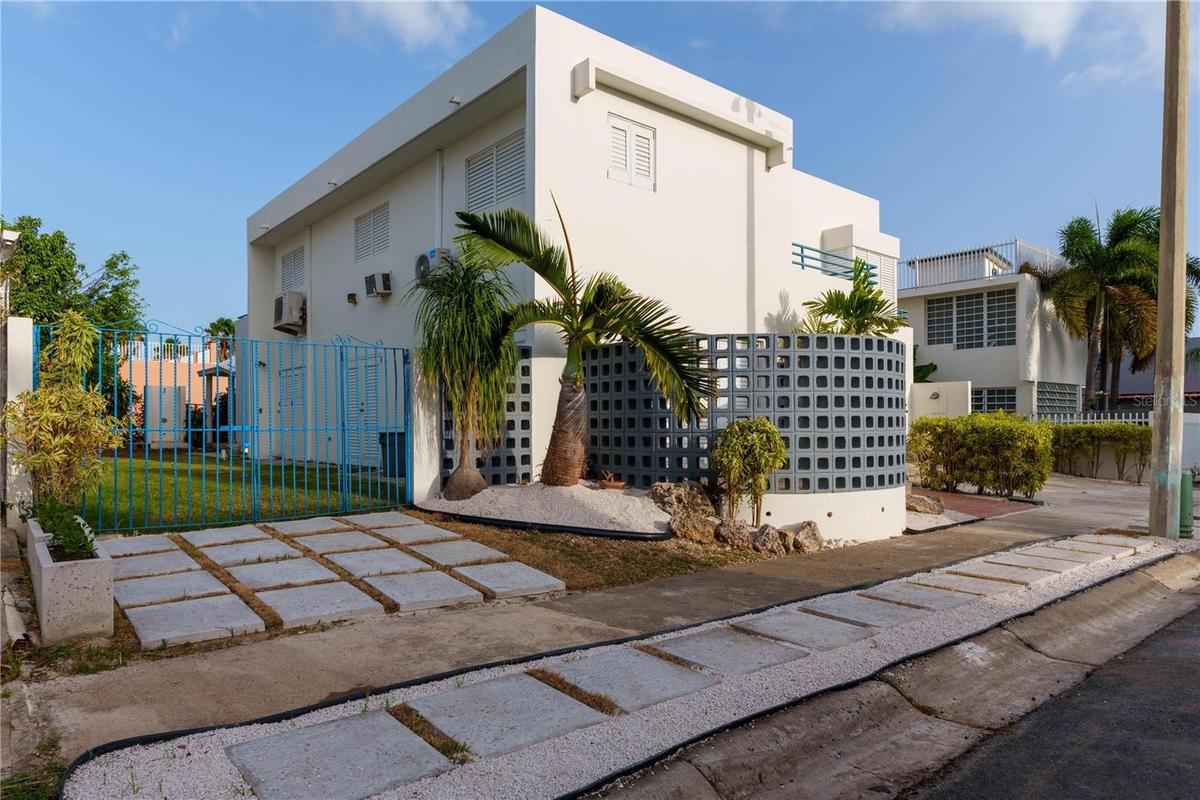 Front side of the property