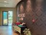 curved signature wall