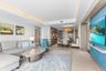 Living area with gorgeous views + pull-out sofa