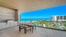 Great room and NW facing terrace with gas grill overlooking the resort's grounds