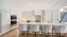 Open kitchen with gas cooktop