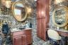elegant guest bathroom
