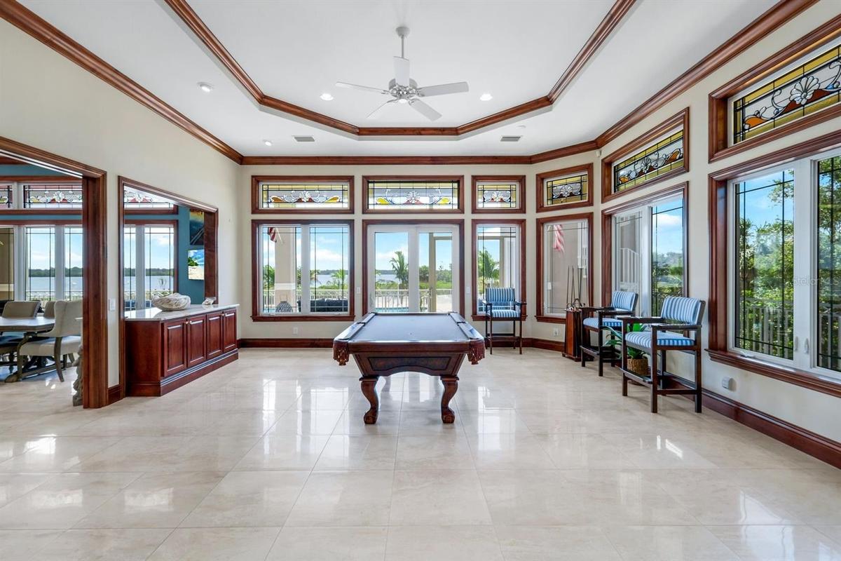 Billiard room