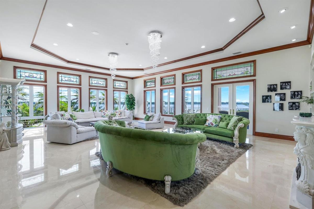 living room with views