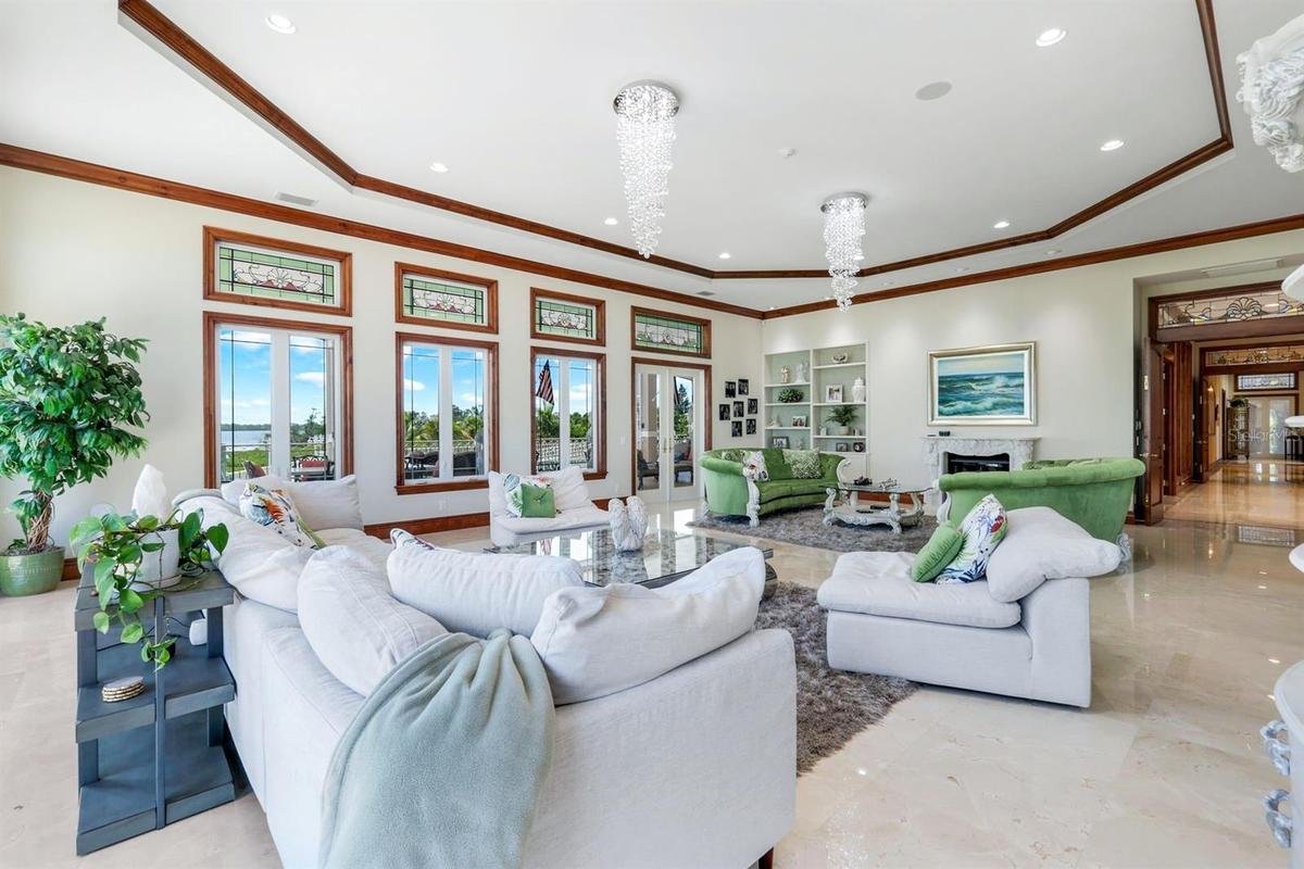 living room with views