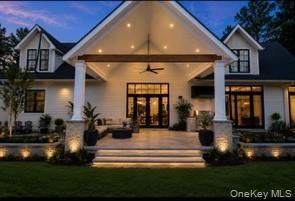 Artist rendering of the back porch.