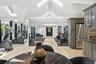 Sunlit second floor of barn with gym and guest suite