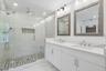 Primary dbl vanity and shower