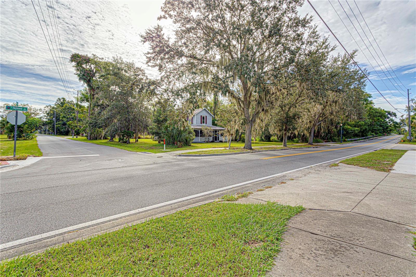 Intersection of S. Highland & Camp