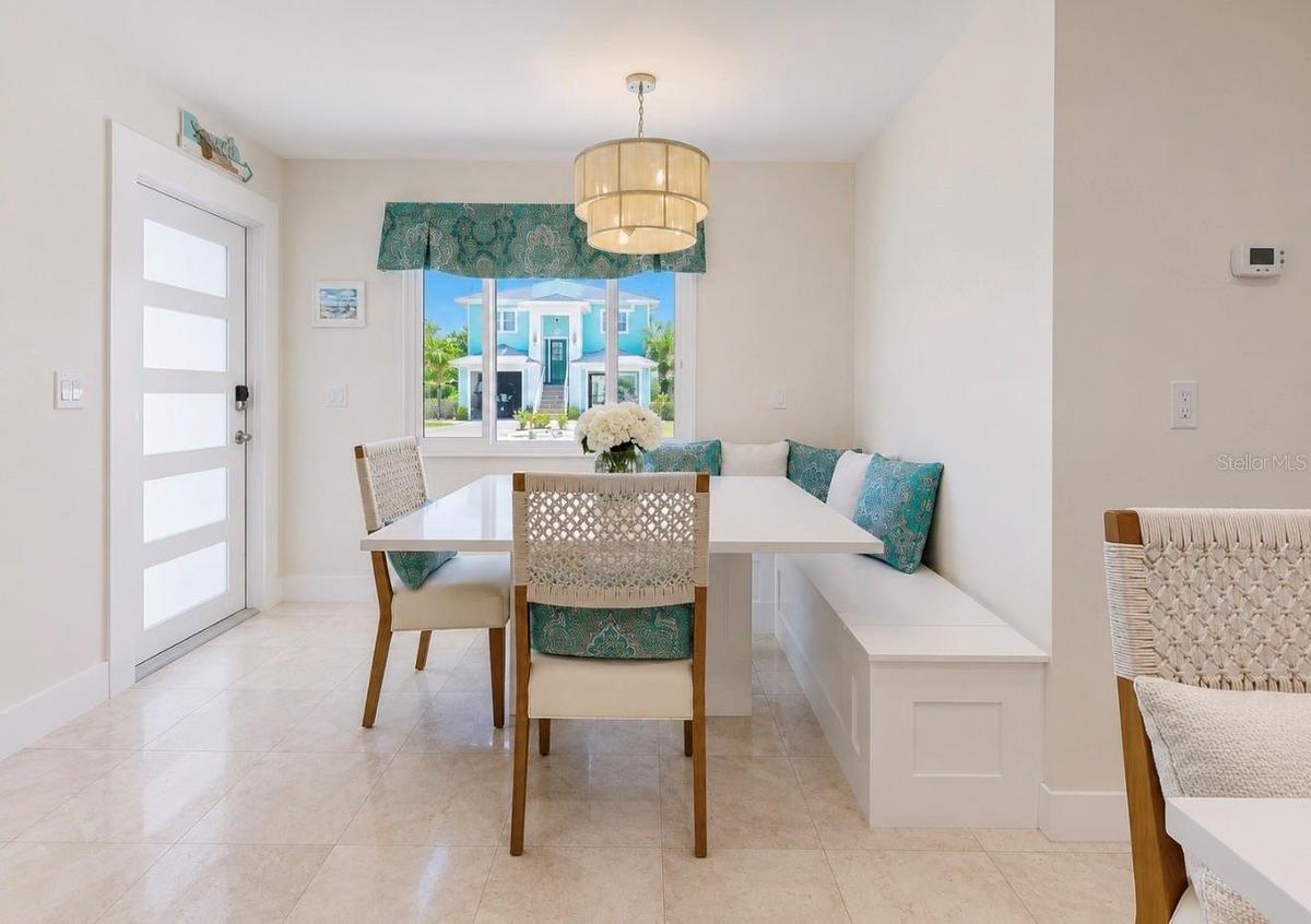 Built-in Breakfast Nook with Storage Bench
