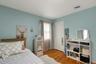 Bedroom #2, hardwood floors, sunlight