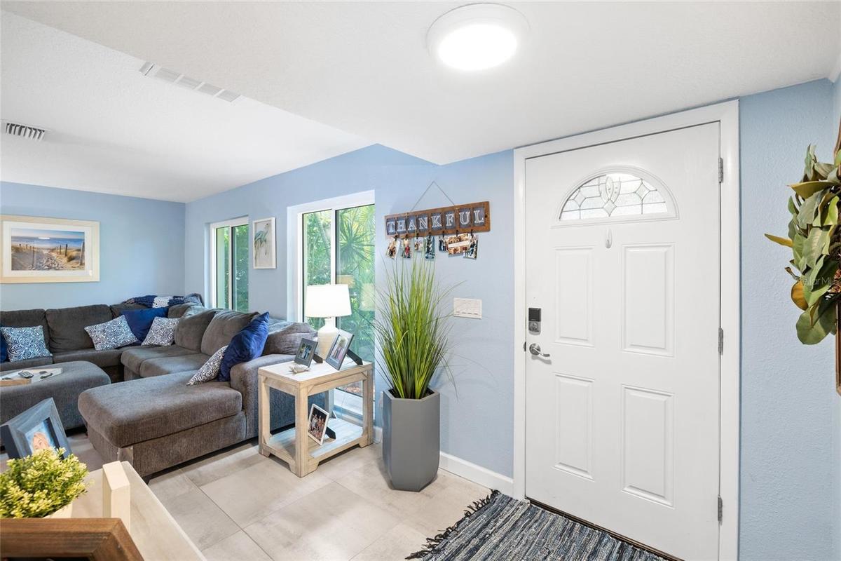 Entrance to Living Area