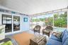 Enlosed Rear Patio overlooking the Pool