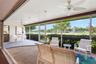 Screened lanai overlooking golf course