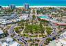 Aerial of St Armands which is just minutes from 1157 Westway Drive
