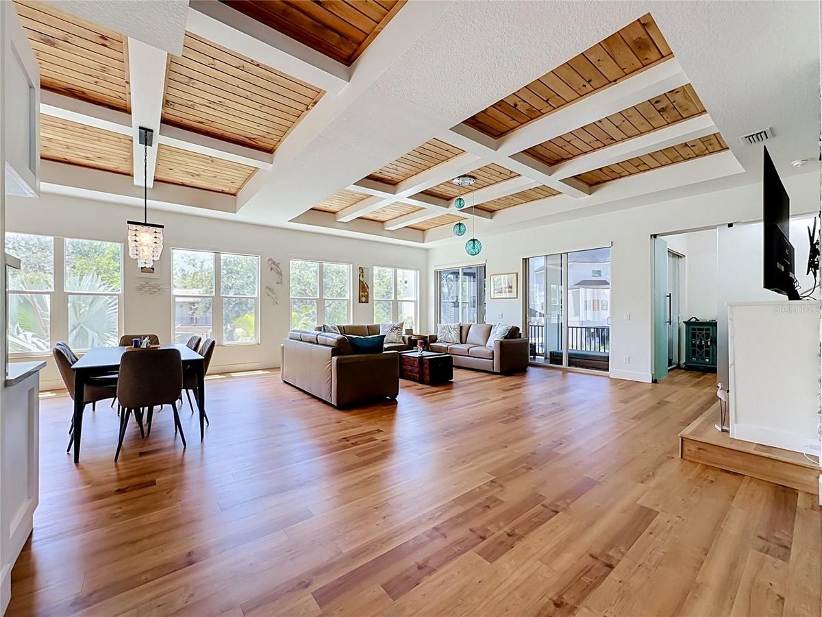 Open plan space with lots of good light
