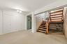 Open staircase down to lower level