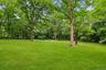 Expansive green lawn with mature trees