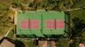 Dual pickleball courts