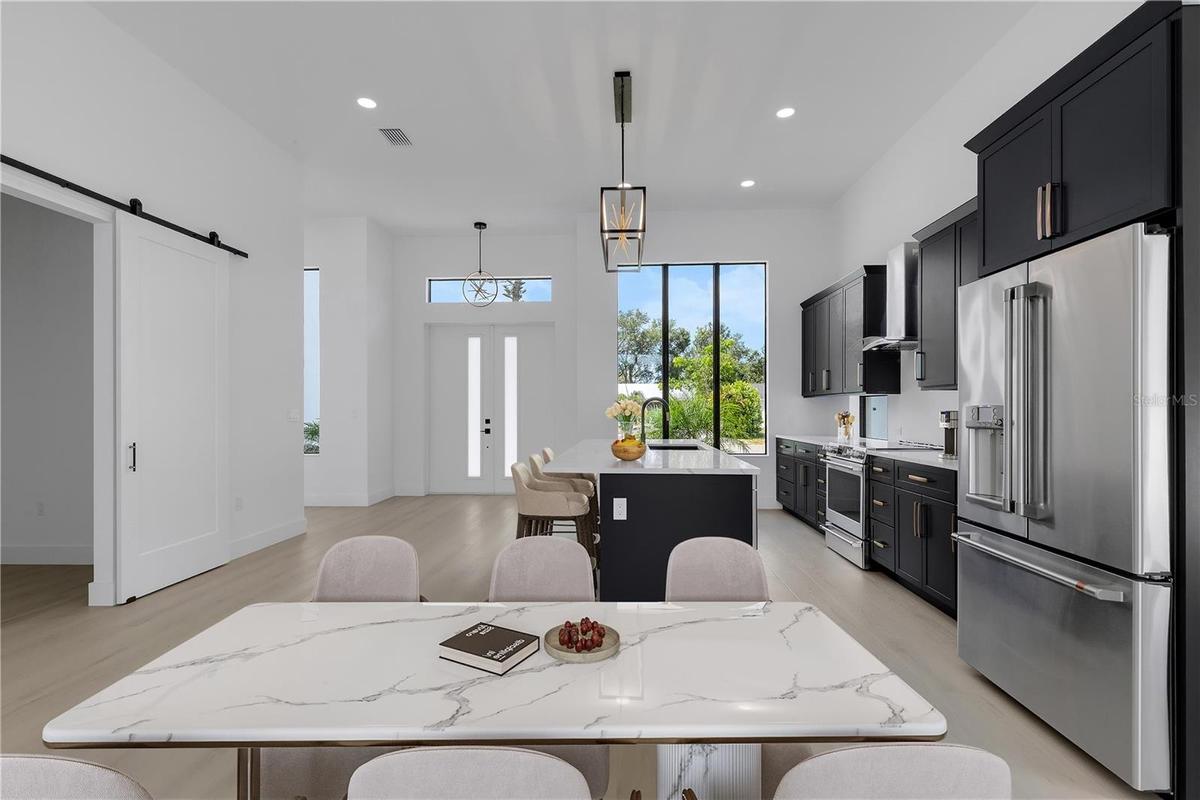 Staged Dining/Kitchen