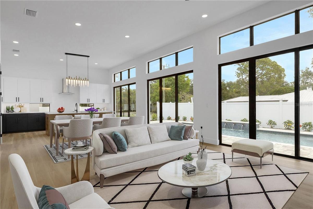 Great Room Staged