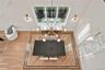 Dining area with wood finished floors