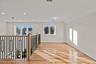 Spare room with light wood finished floors and recessed lighting