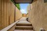 Lower level private backyard