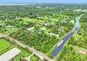 10-acre corner lot with direct bridle path access.