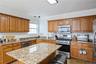 Granite counters and stainless steel appliances